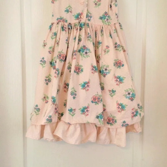 Laura Ashley London Pink Floral Dress Size 6 - Picture 7 of 10